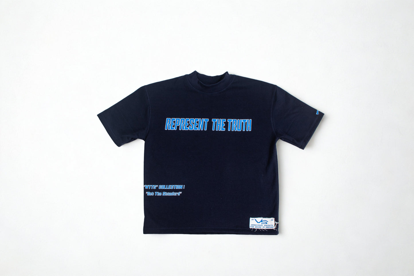 V-Way Tee(Navy)